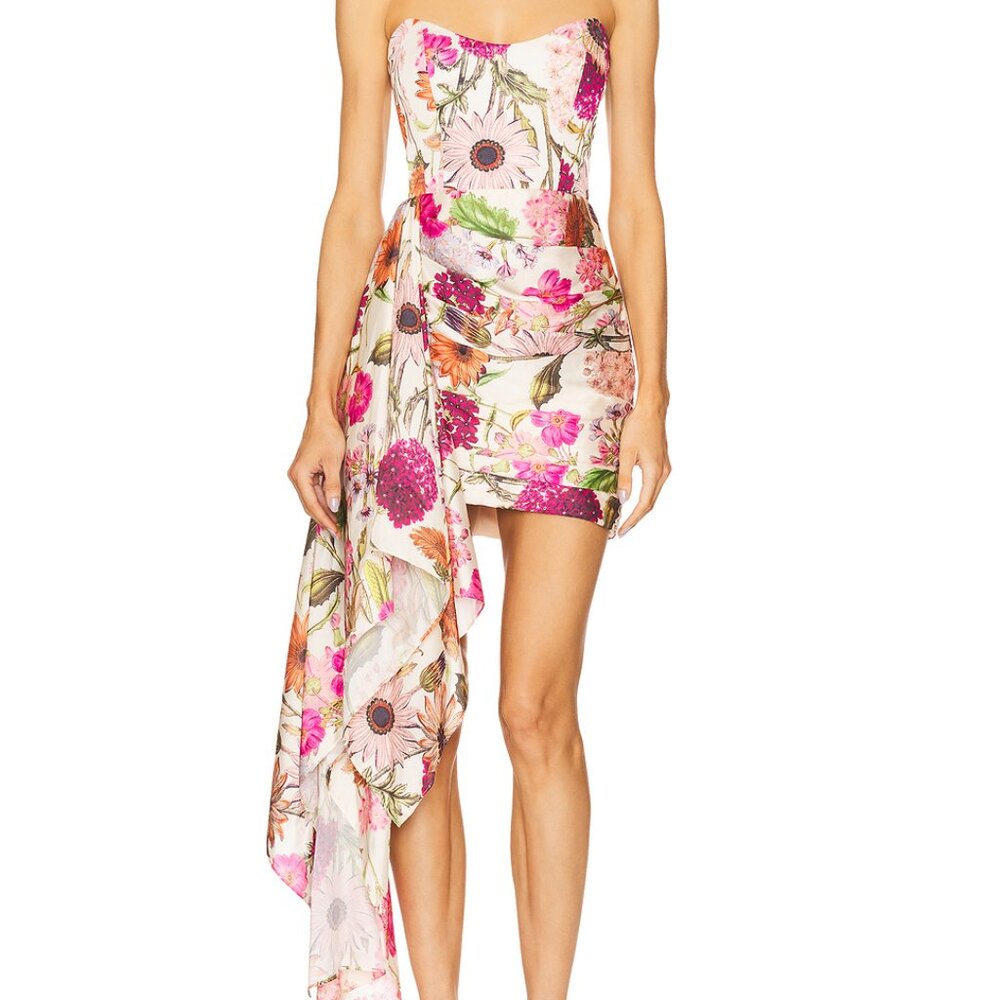 Katie May Chasing Dawn Gown – Pink Daisy – Medium – Worn Once